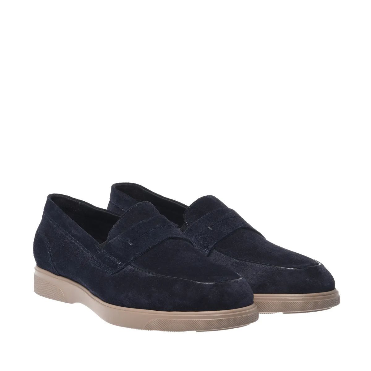 Suede Penny Loafers Freizeitschuh