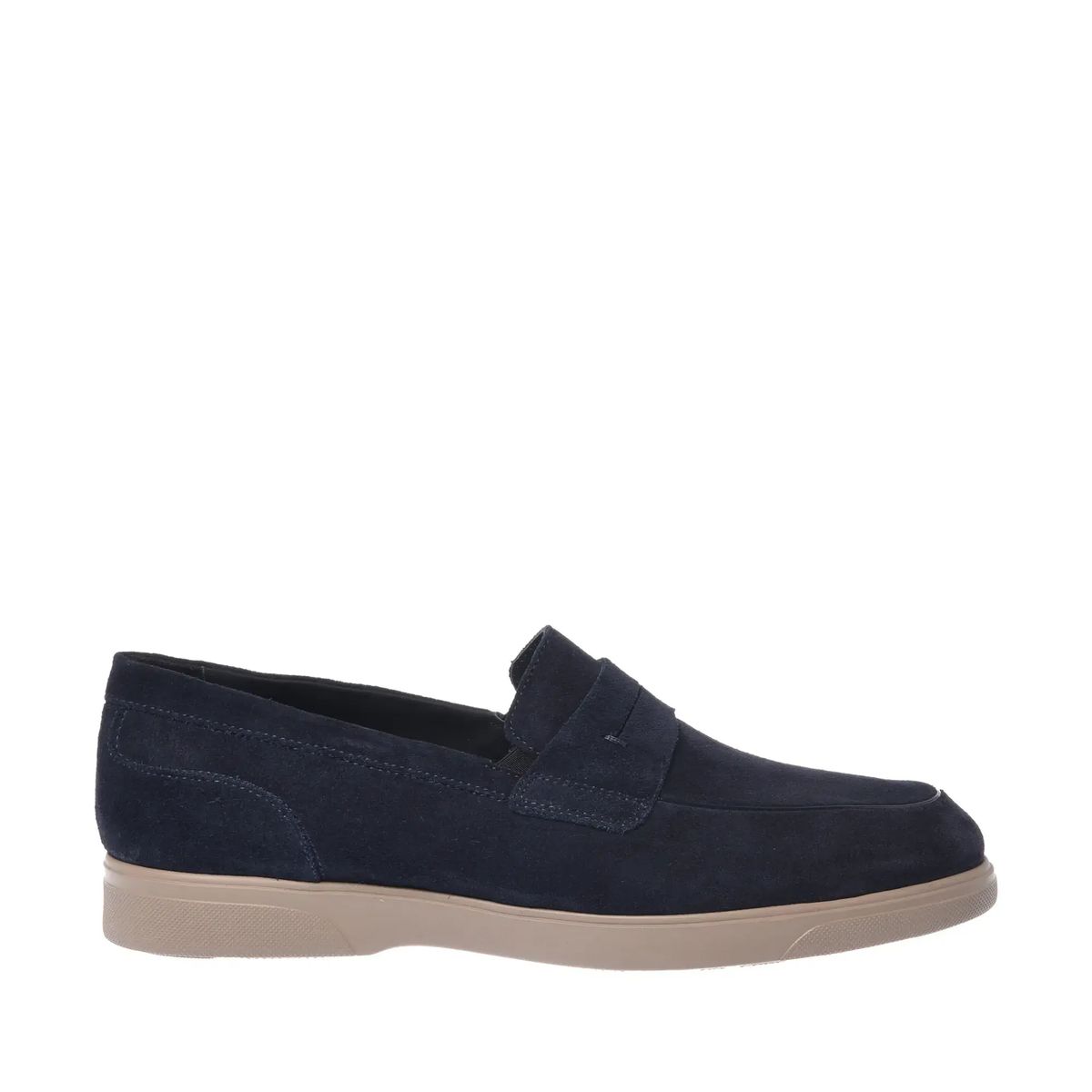 Suede Penny Loafers Freizeitschuh