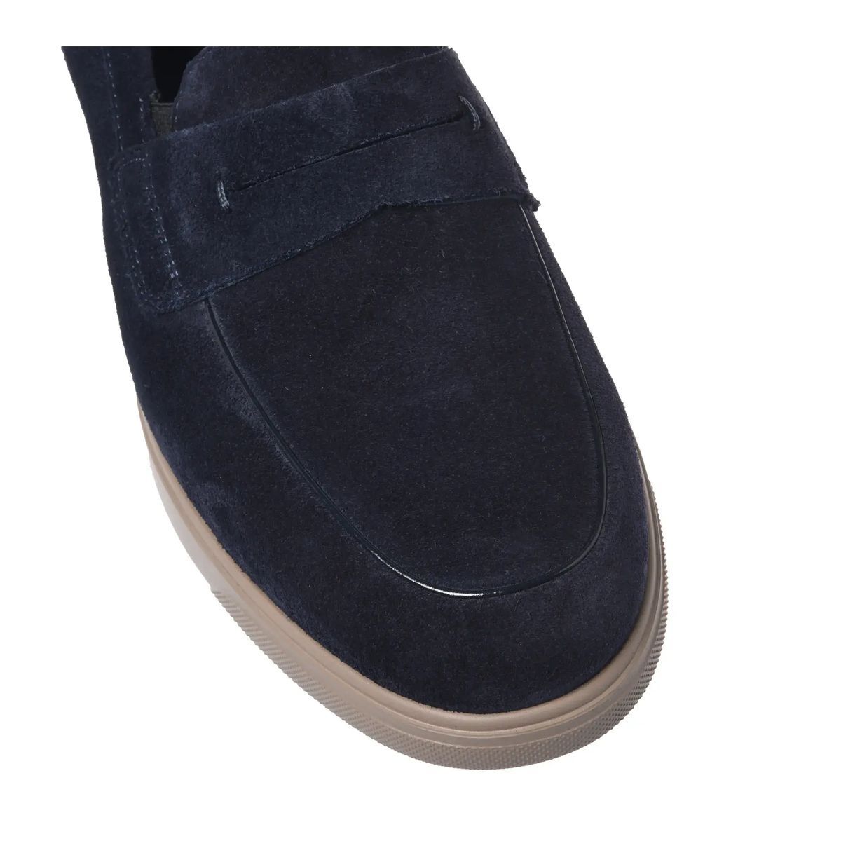 Suede Penny Loafers Freizeitschuh