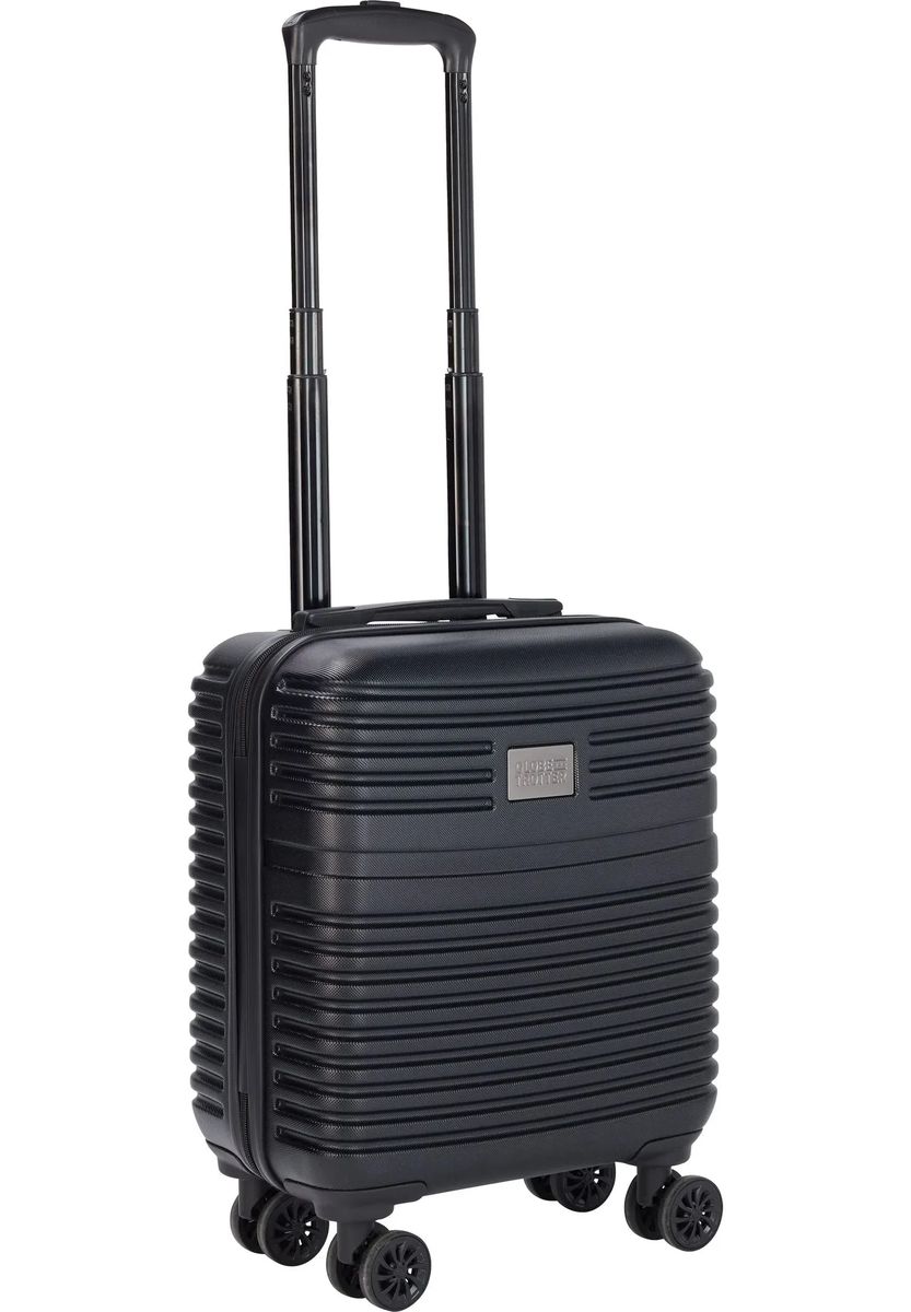 Gerippter Hartschalen-Trolley mit vier Rollen