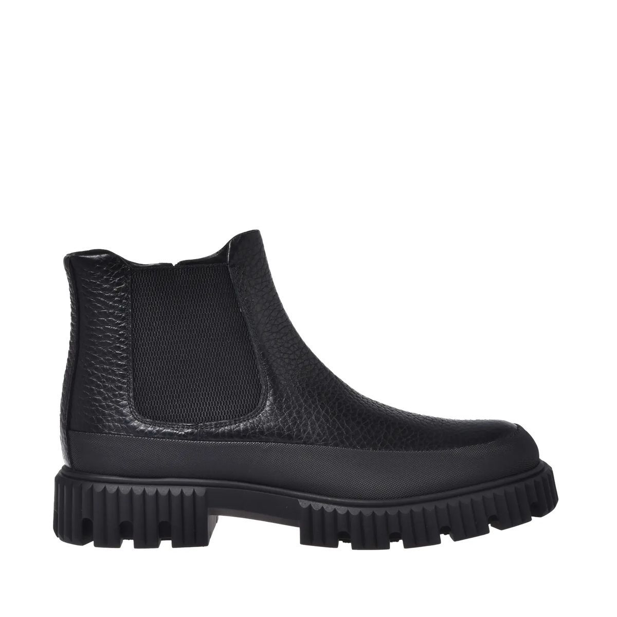 Chelsea Boots mit klobiger Sohle aus Leder