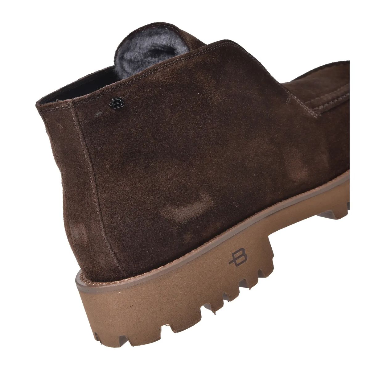 Braune Chukka Boots aus Wildleder