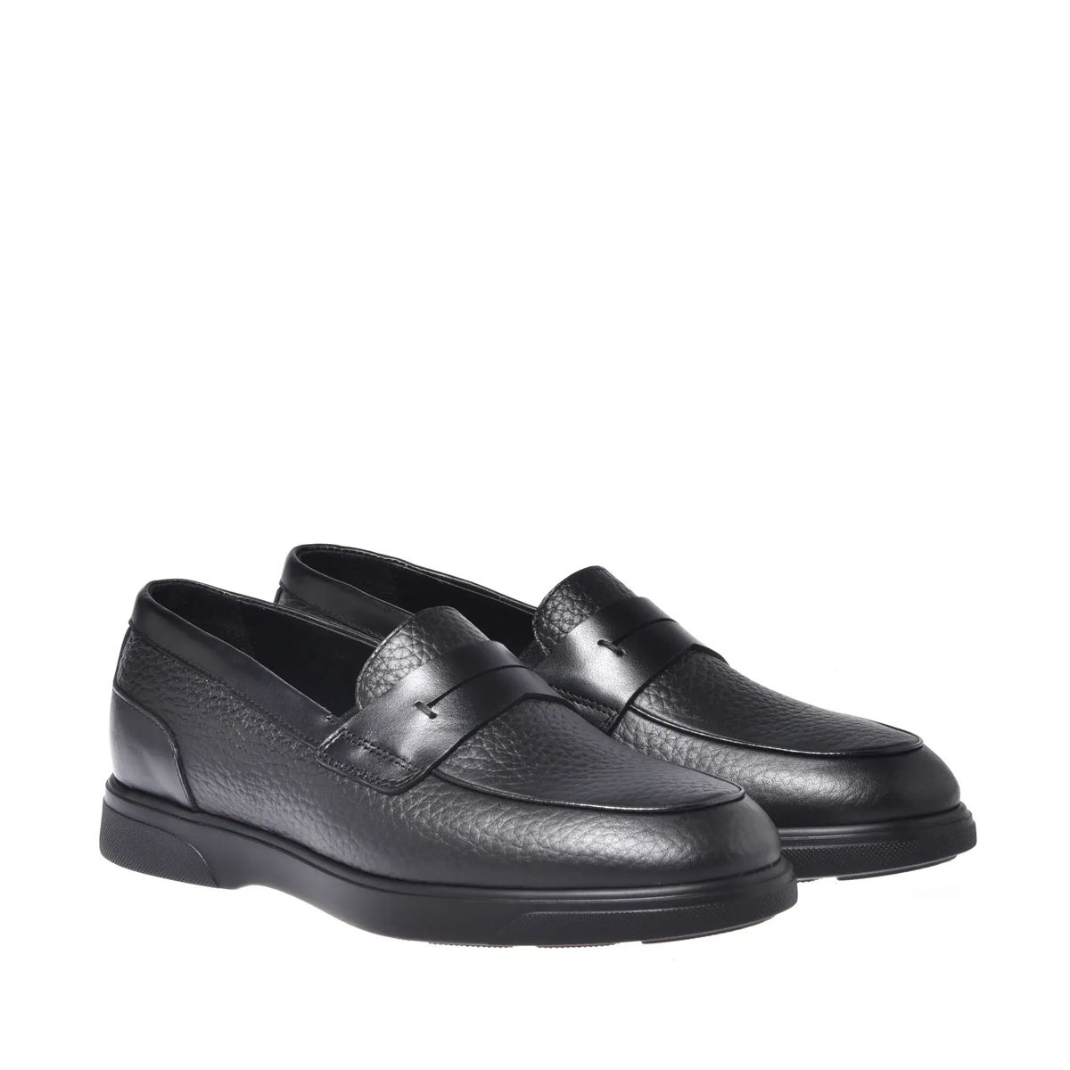 Klassische Penny Loafers aus Leder
