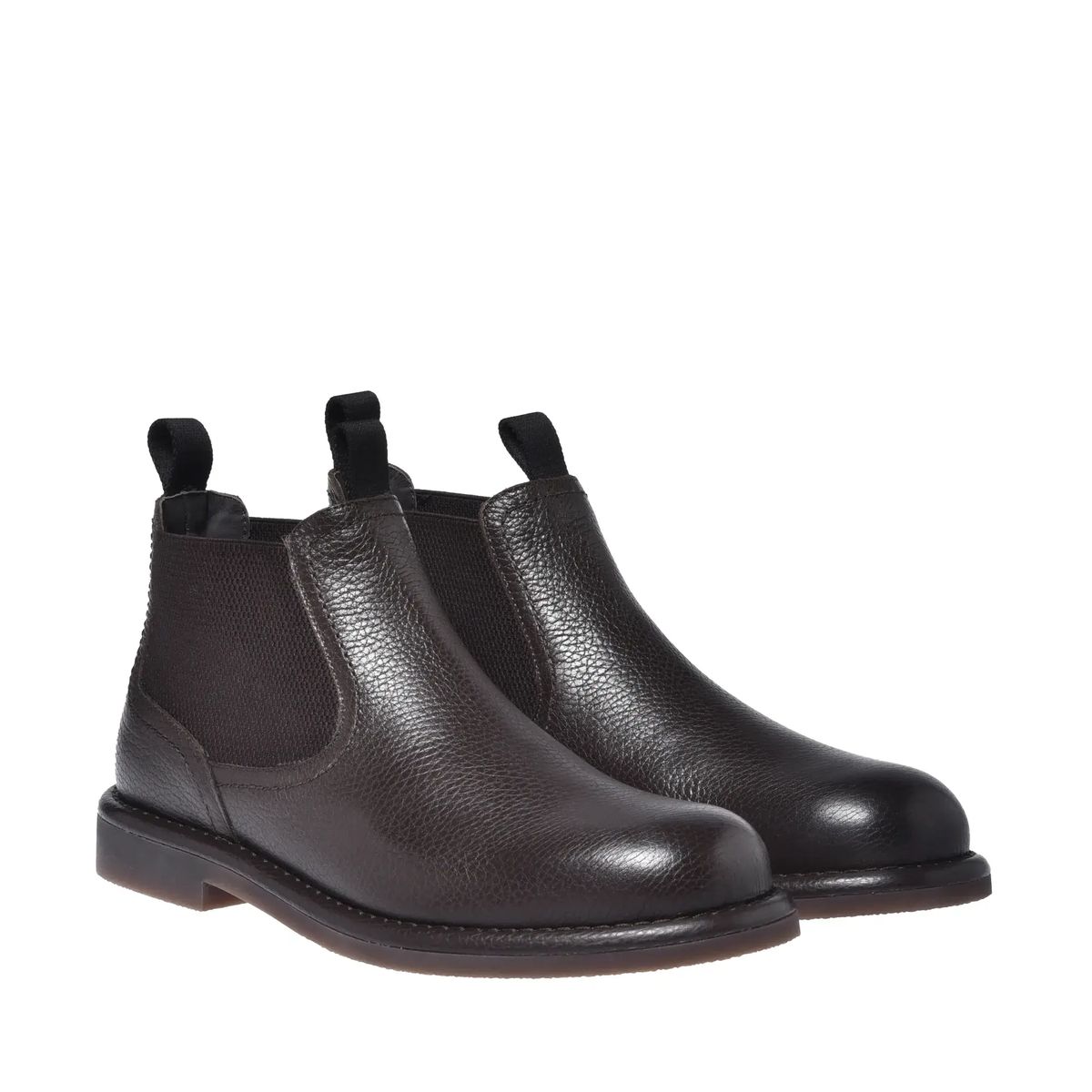 Chelsea Leder-Stiefeletten