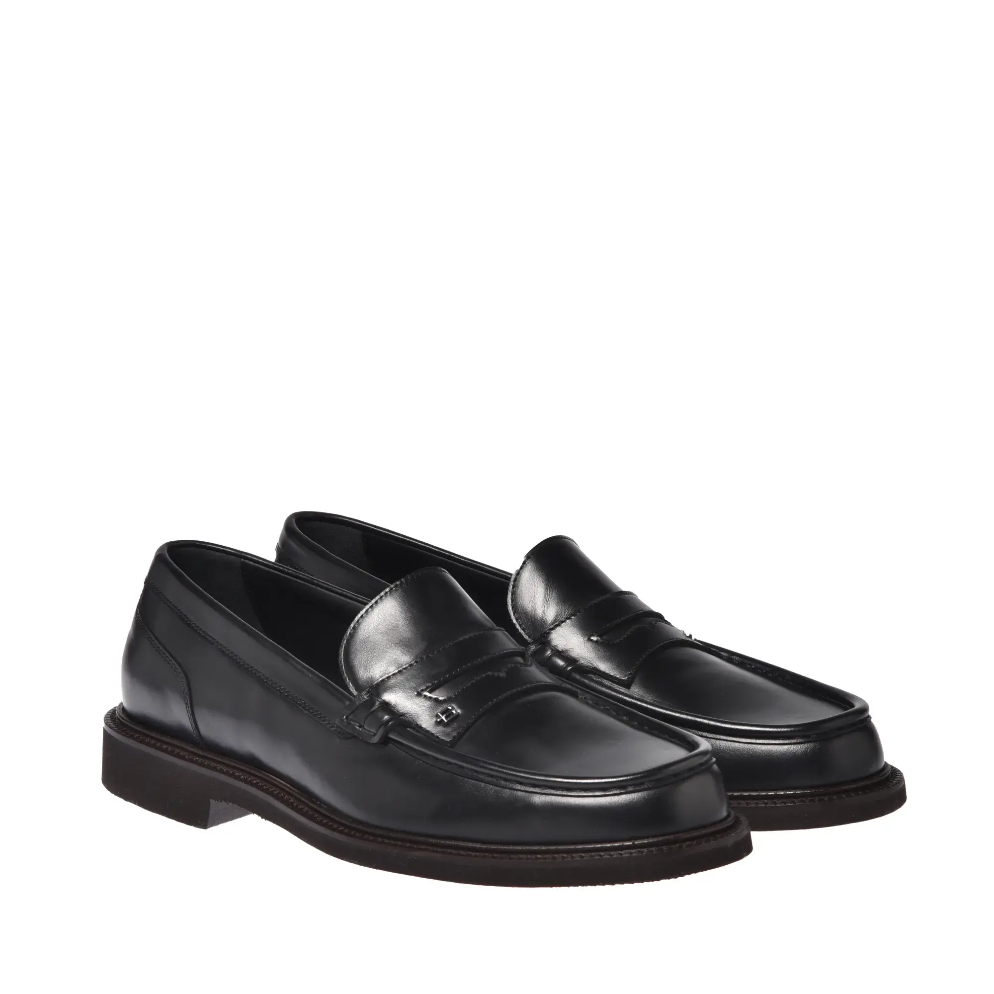 Klassische Penny Loafer aus Leder