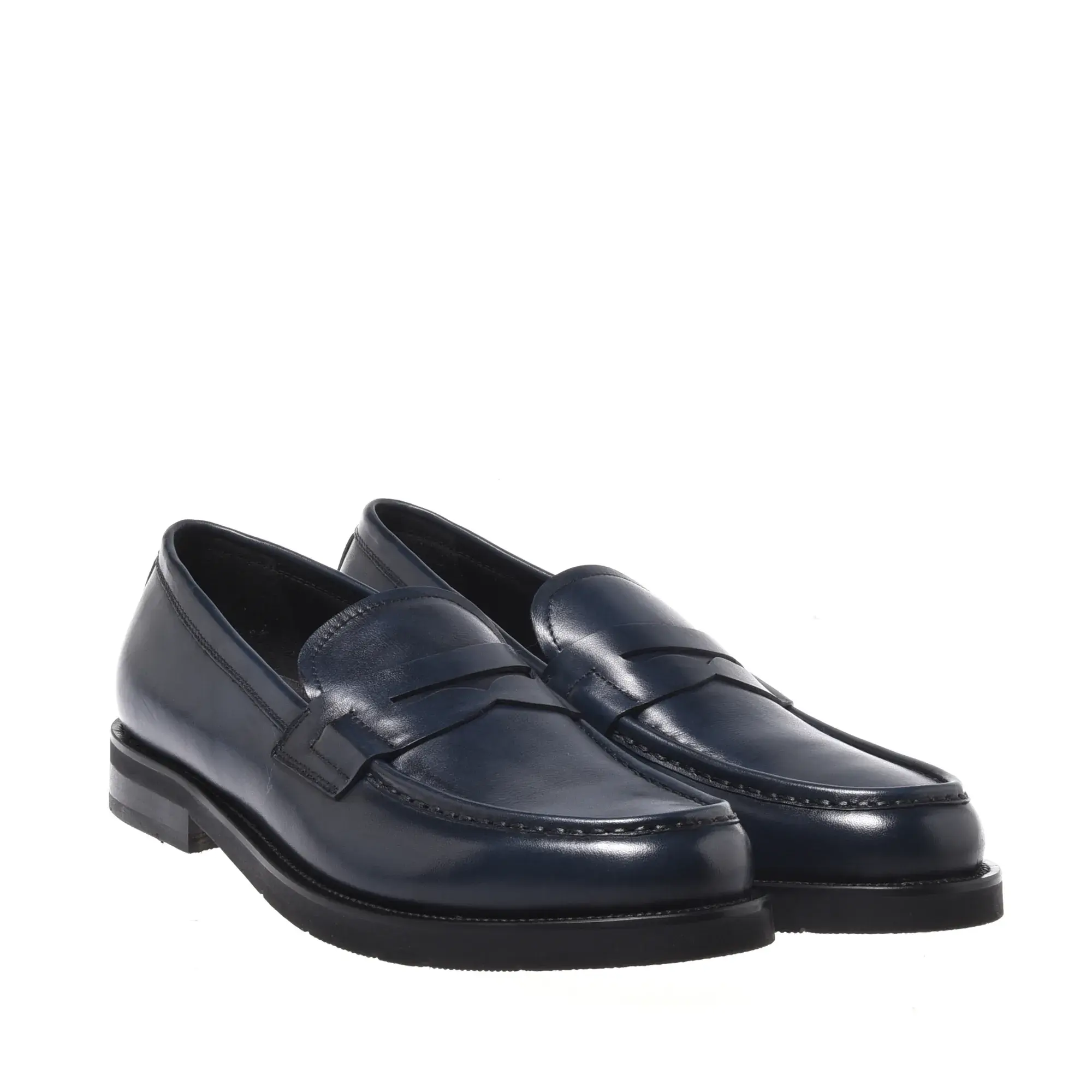 Penny Loafer aus Leder mit Gummisohle