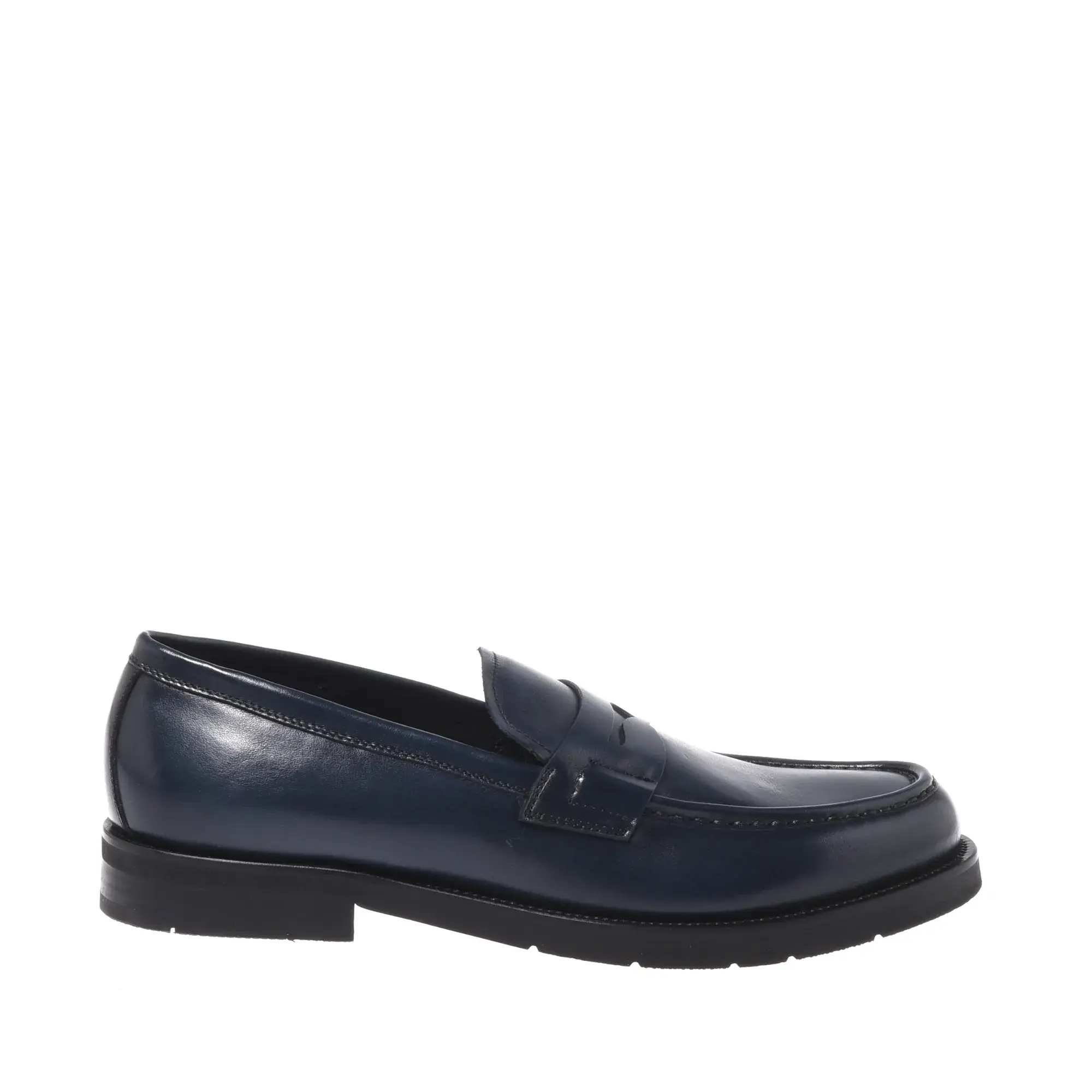 Penny Loafer aus Leder mit Gummisohle