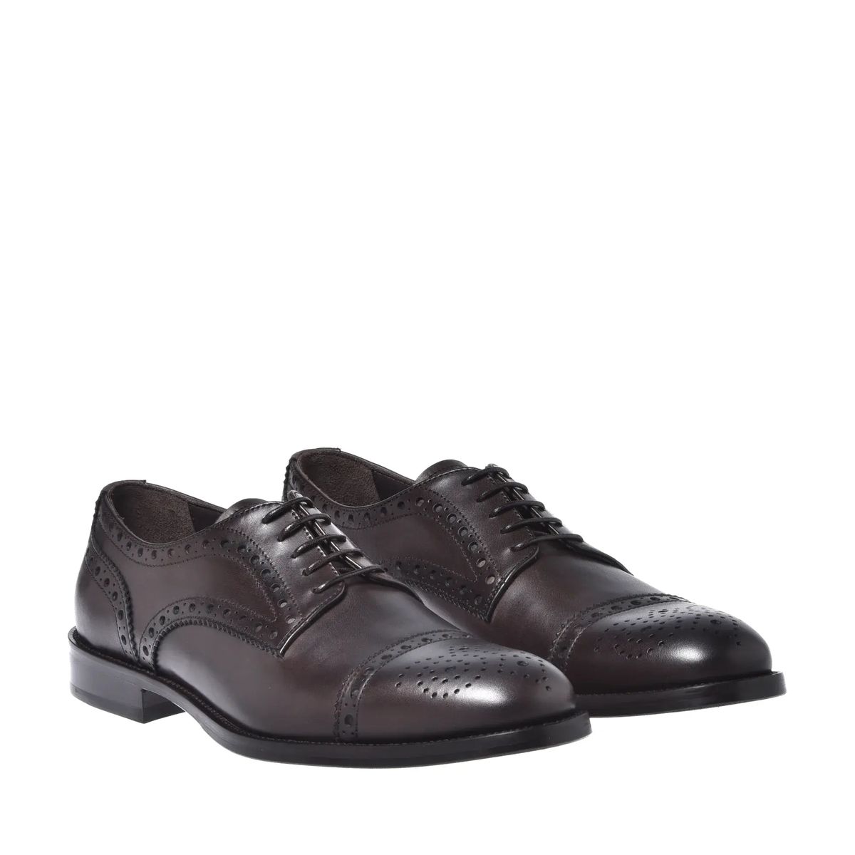 Leder Brogue Oxford Schnürschuhe