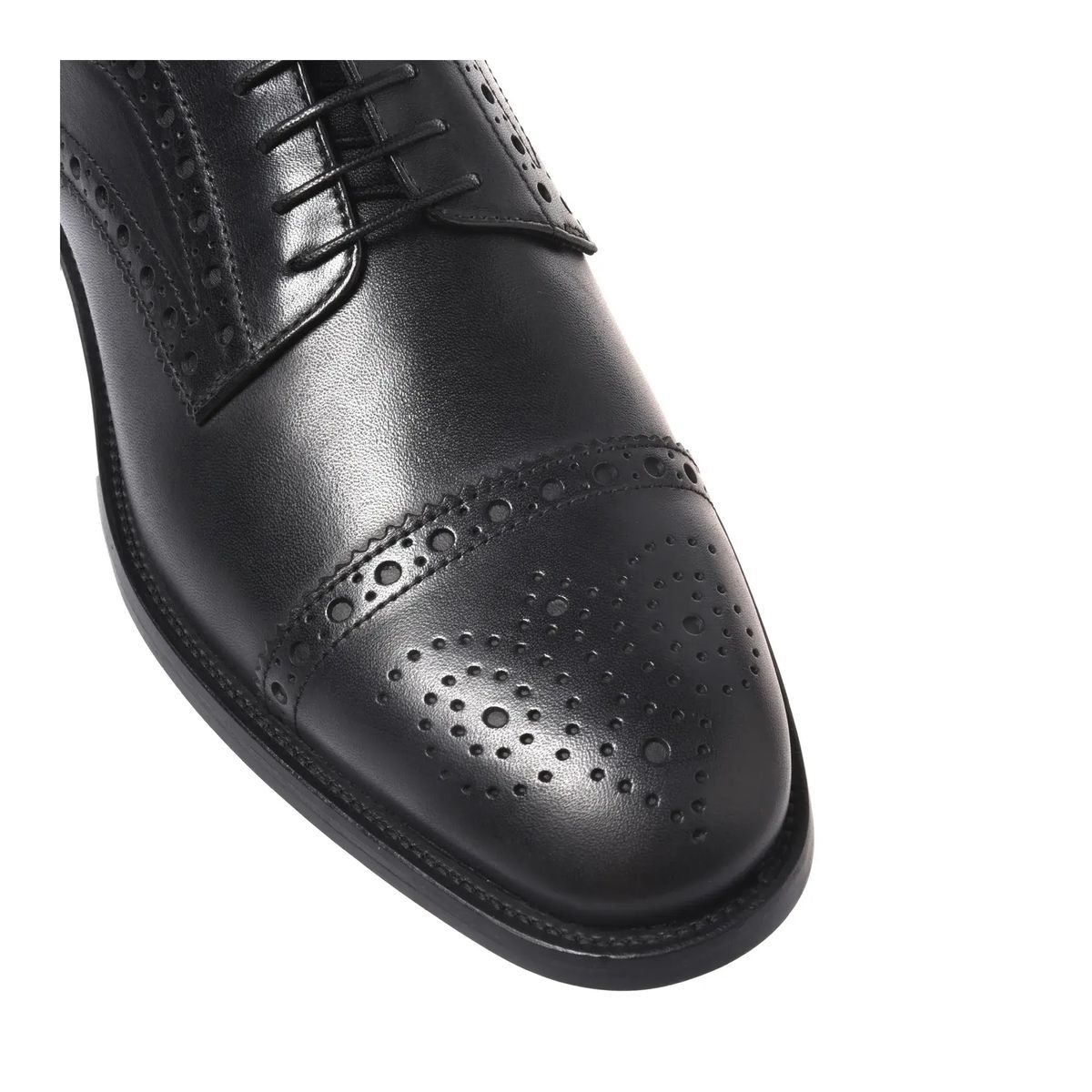 Klassische Brogue Oxford Lederschuhe