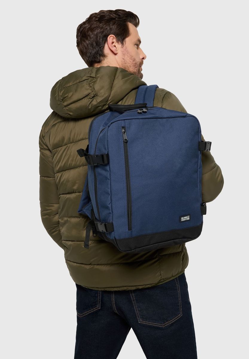 Blauer Kompakter Tagesrucksack mit Riemen