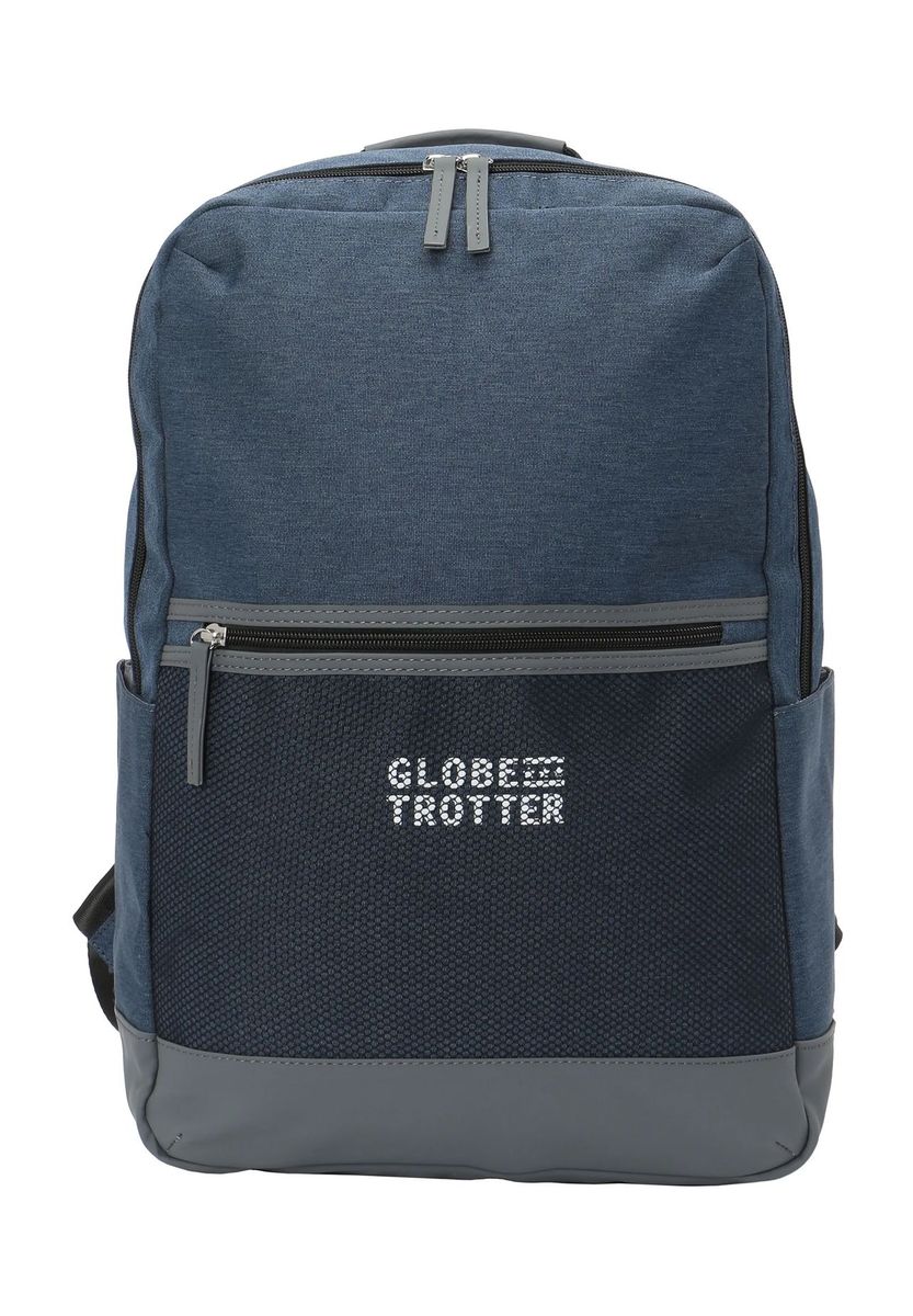 Funktionaler blauer Laptop-Rucksack