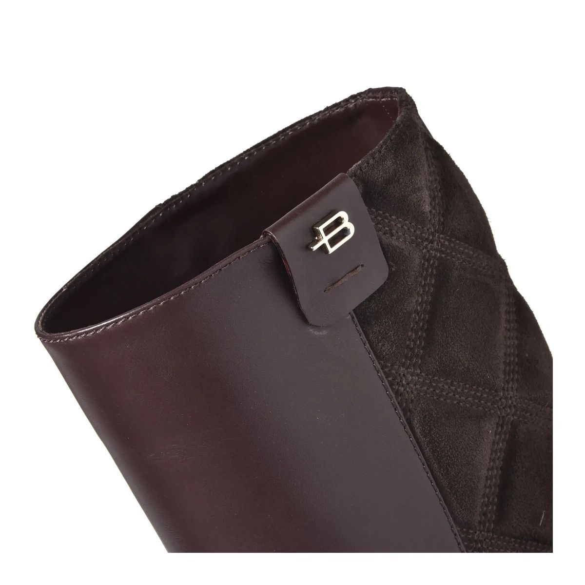 Braune Kniehohe Reitstiefel aus Leder