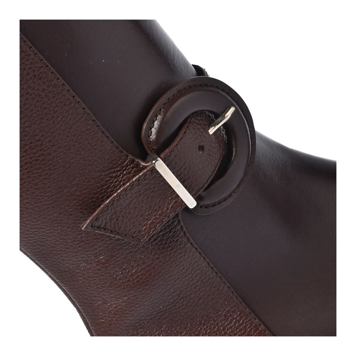 Braune Leder Kniehohe Reitstiefel