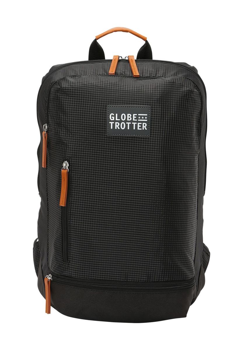 Funktionaler schwarzer Rucksack mit Laptopfach