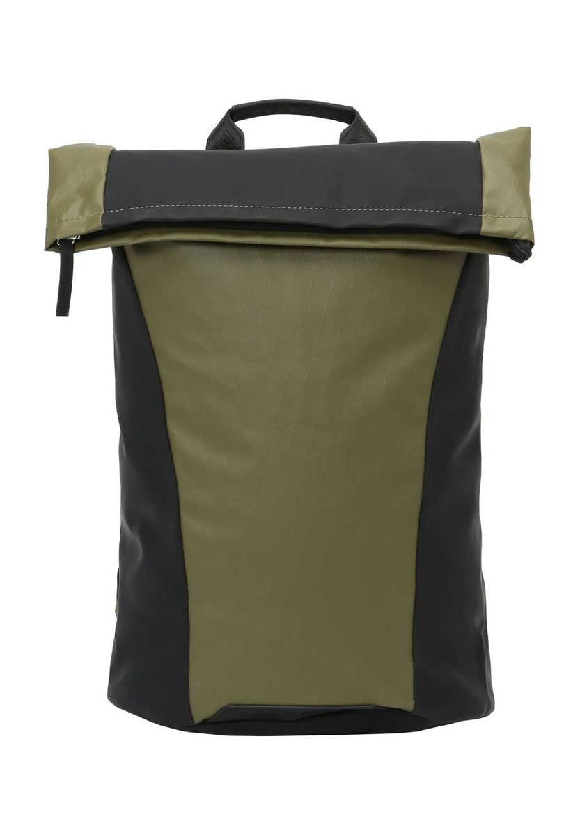 Zweifarbiger Roll-Top Rucksack