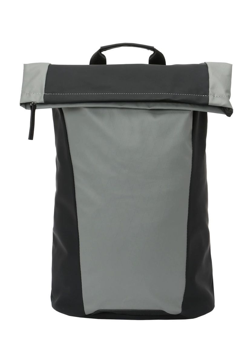 Moderner zweifarbiger Roll-Top Rucksack