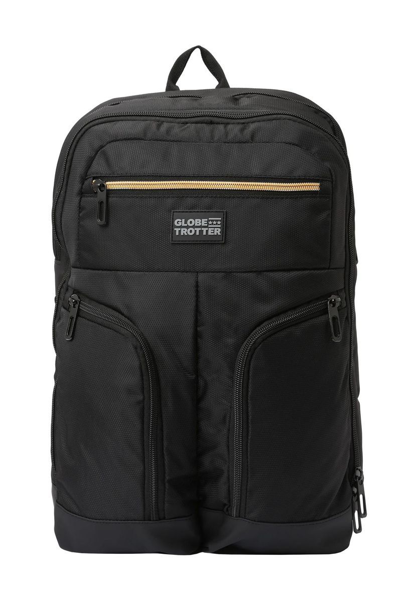Klassischer schwarzer Laptop Rucksack