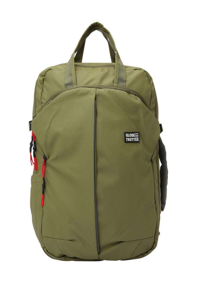 Vielseitiger grüner Rucksack mit Laptopfach