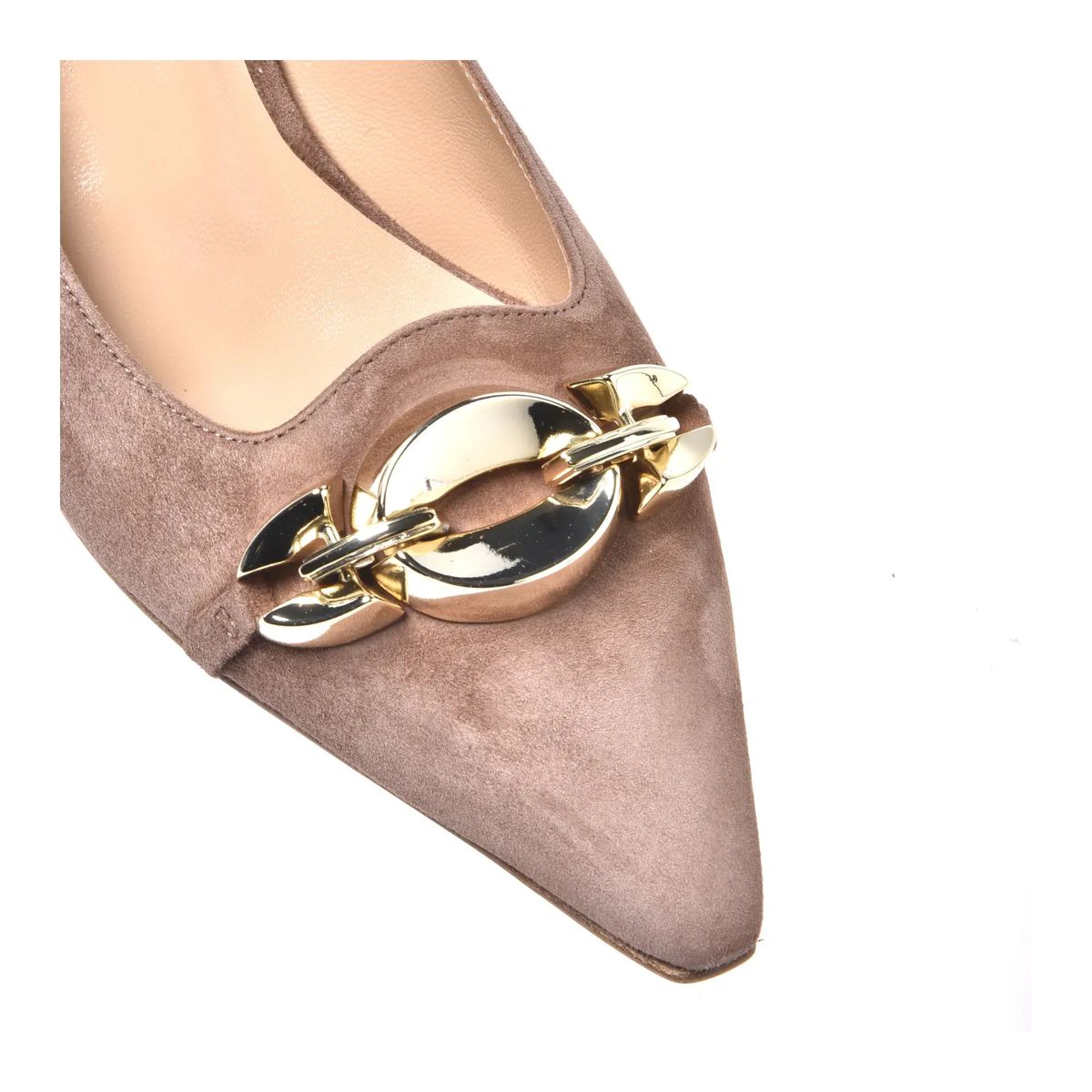 Elegante Wildleder Pumps mit Kitten-Absatz