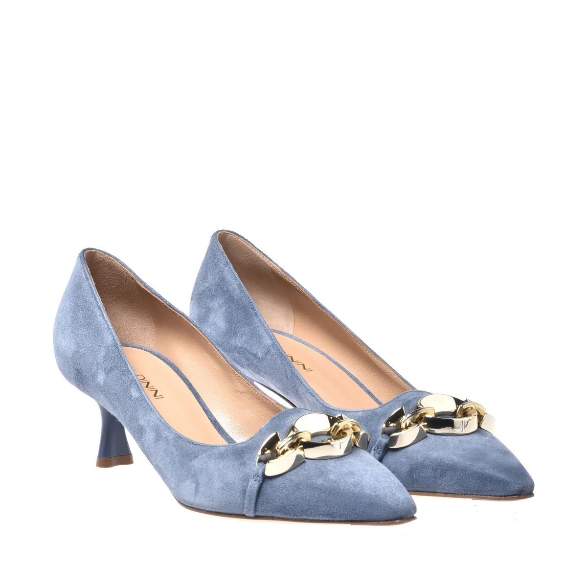 Elegante Wildleder-Pumps mit Kitten-Absatz