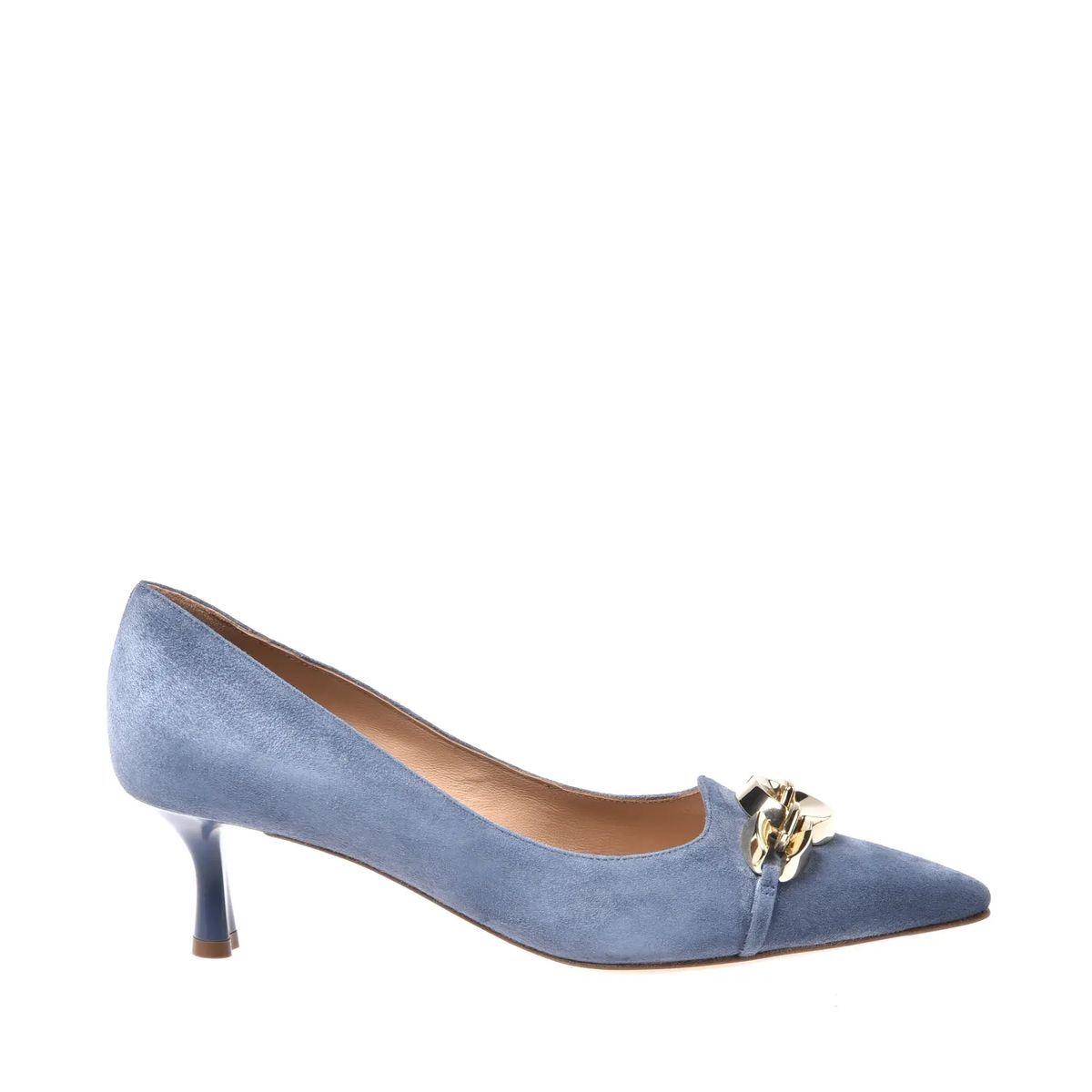 Elegante Wildleder-Pumps mit Kitten-Absatz