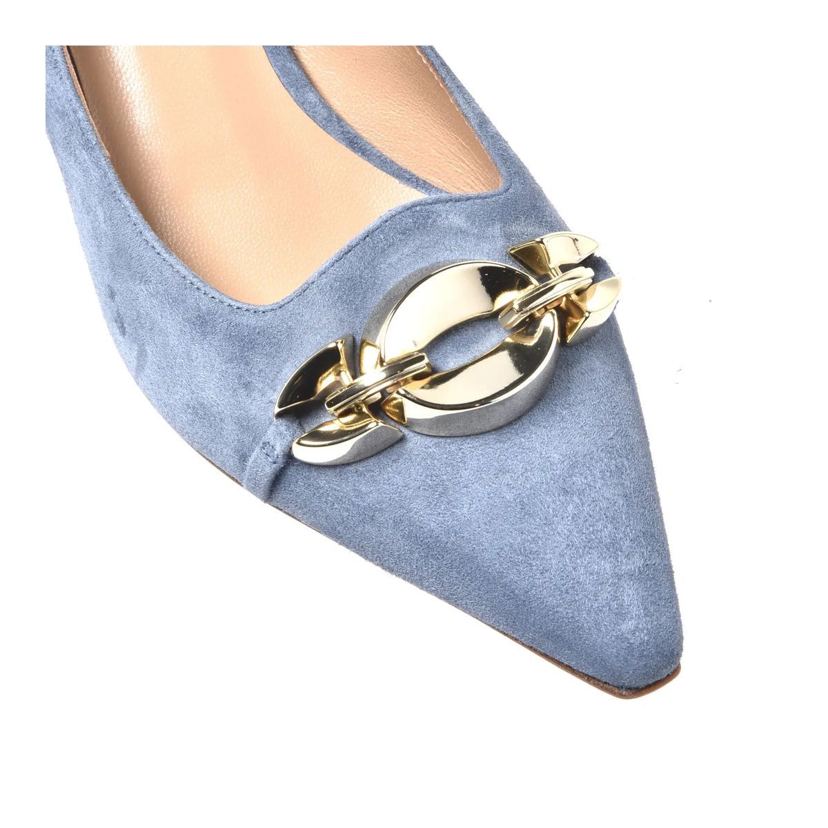 Elegante Wildleder-Pumps mit Kitten-Absatz
