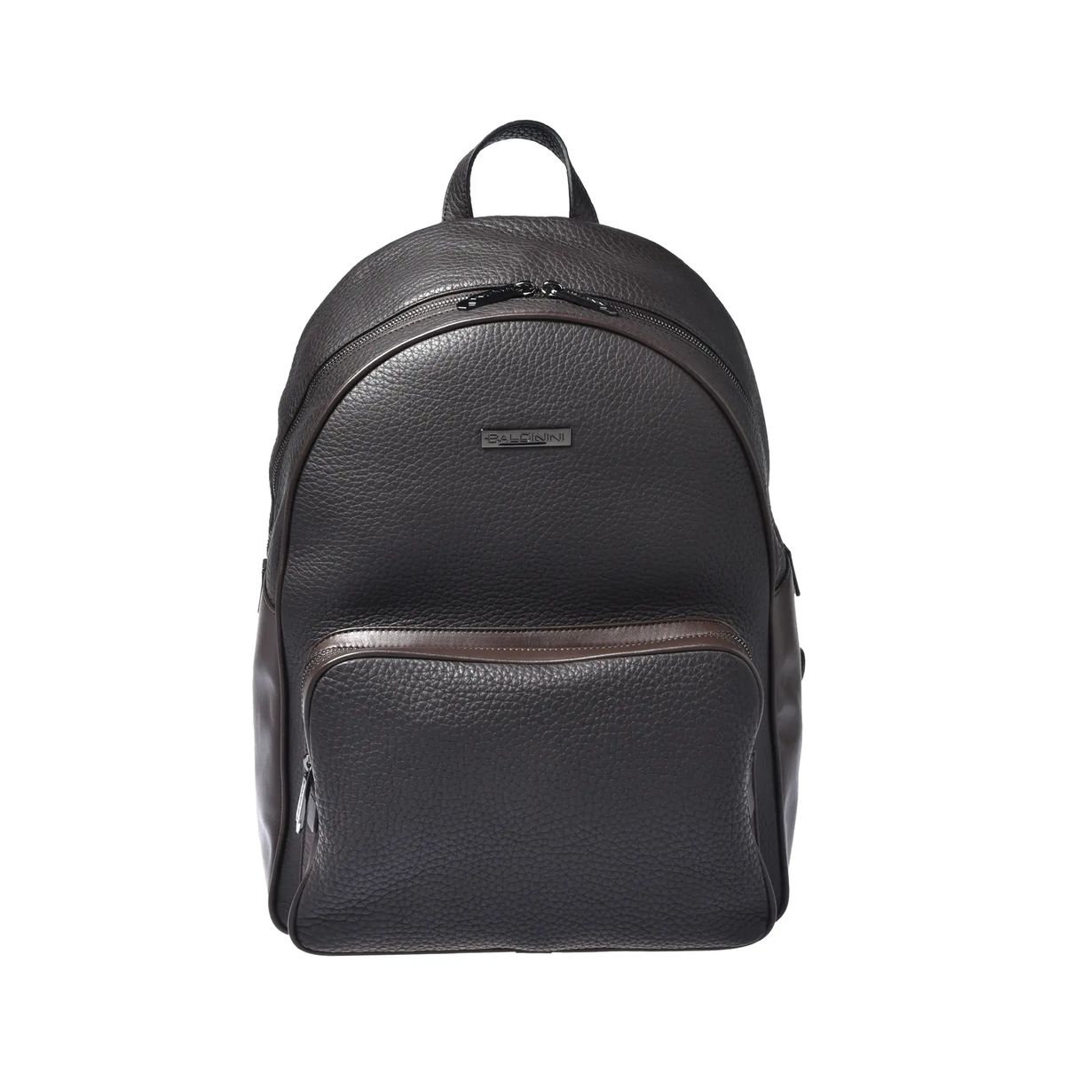 Dunkelbrauner Lederrucksack Unisex