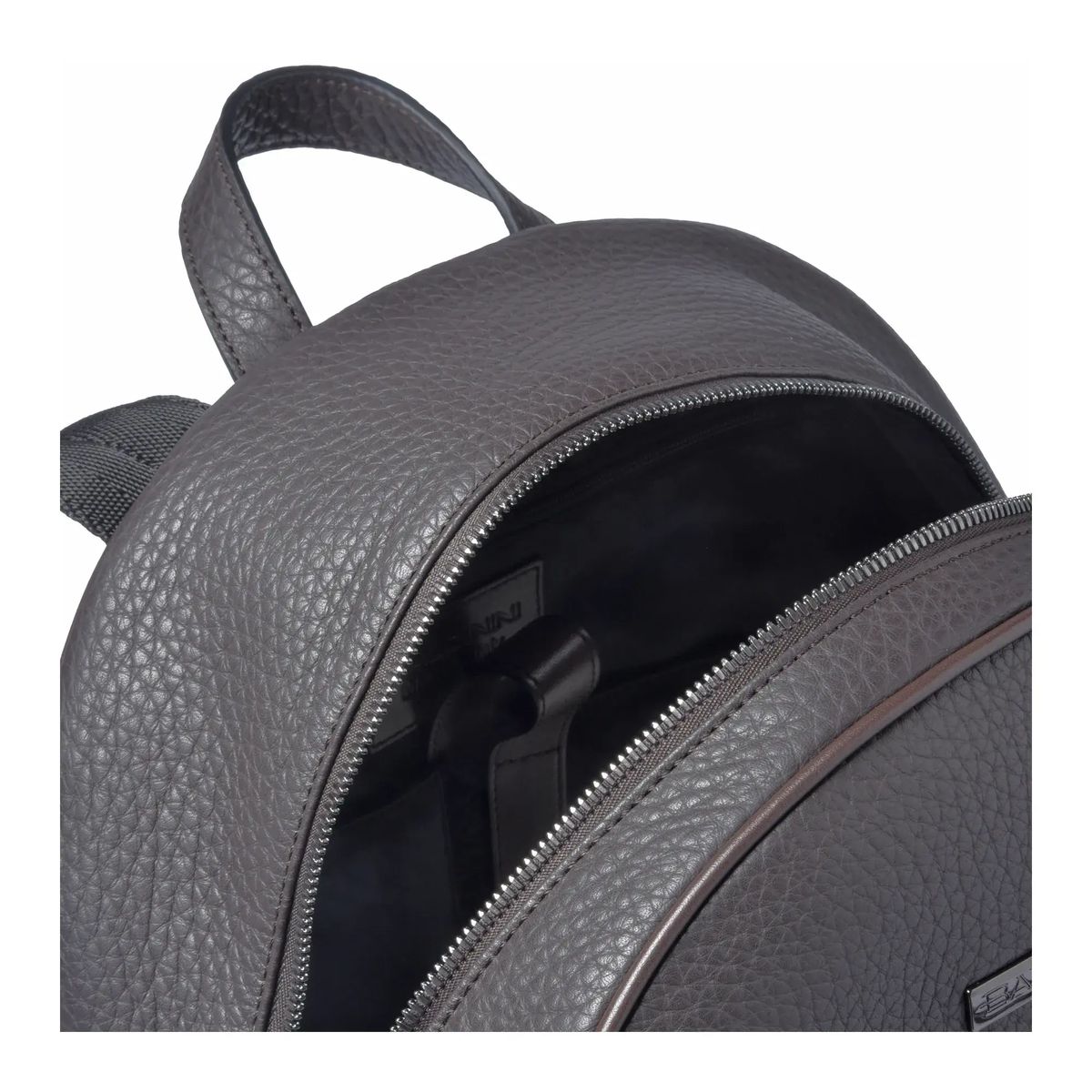 Dunkelbrauner Lederrucksack Unisex