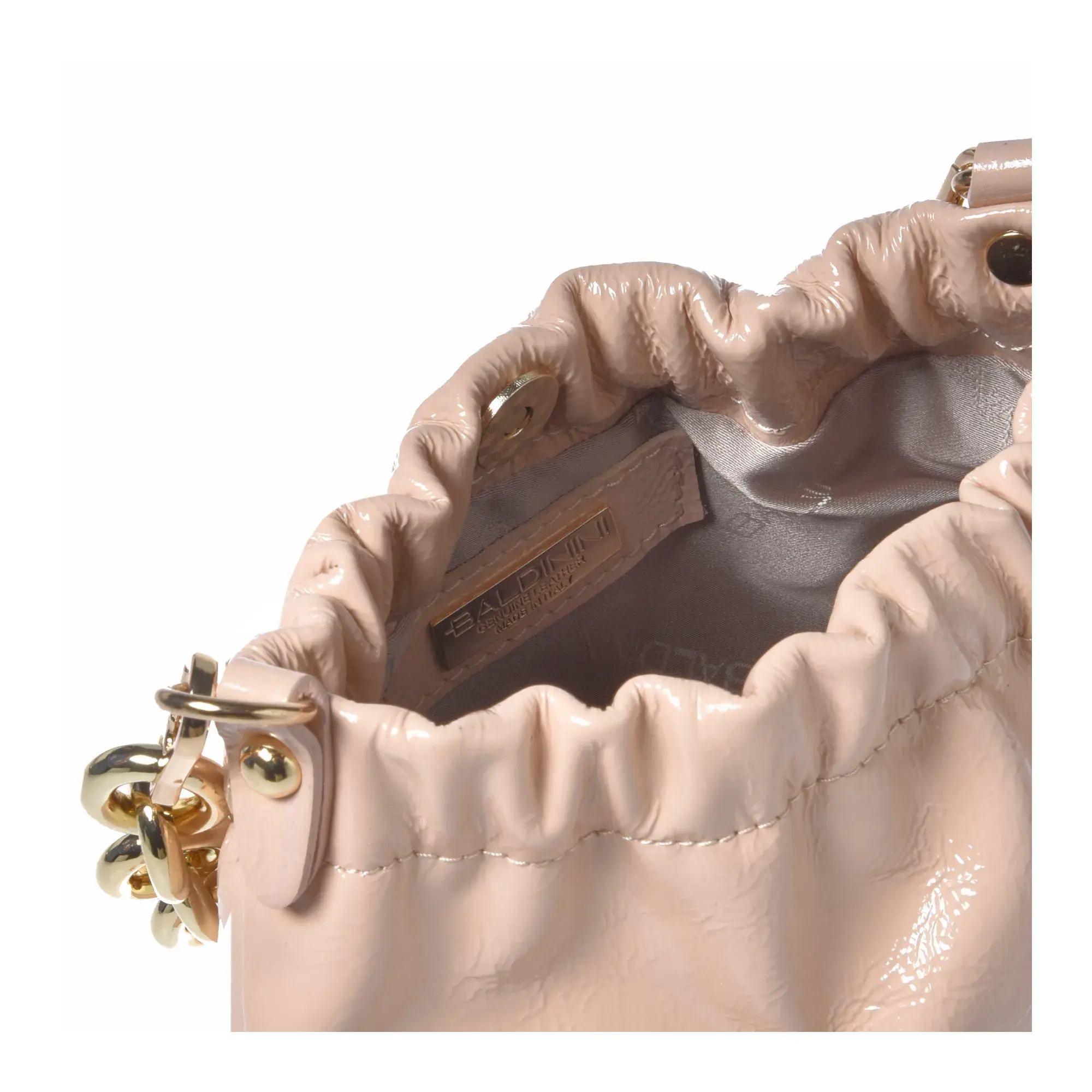 Beuteltasche mit Kettenhenkel
