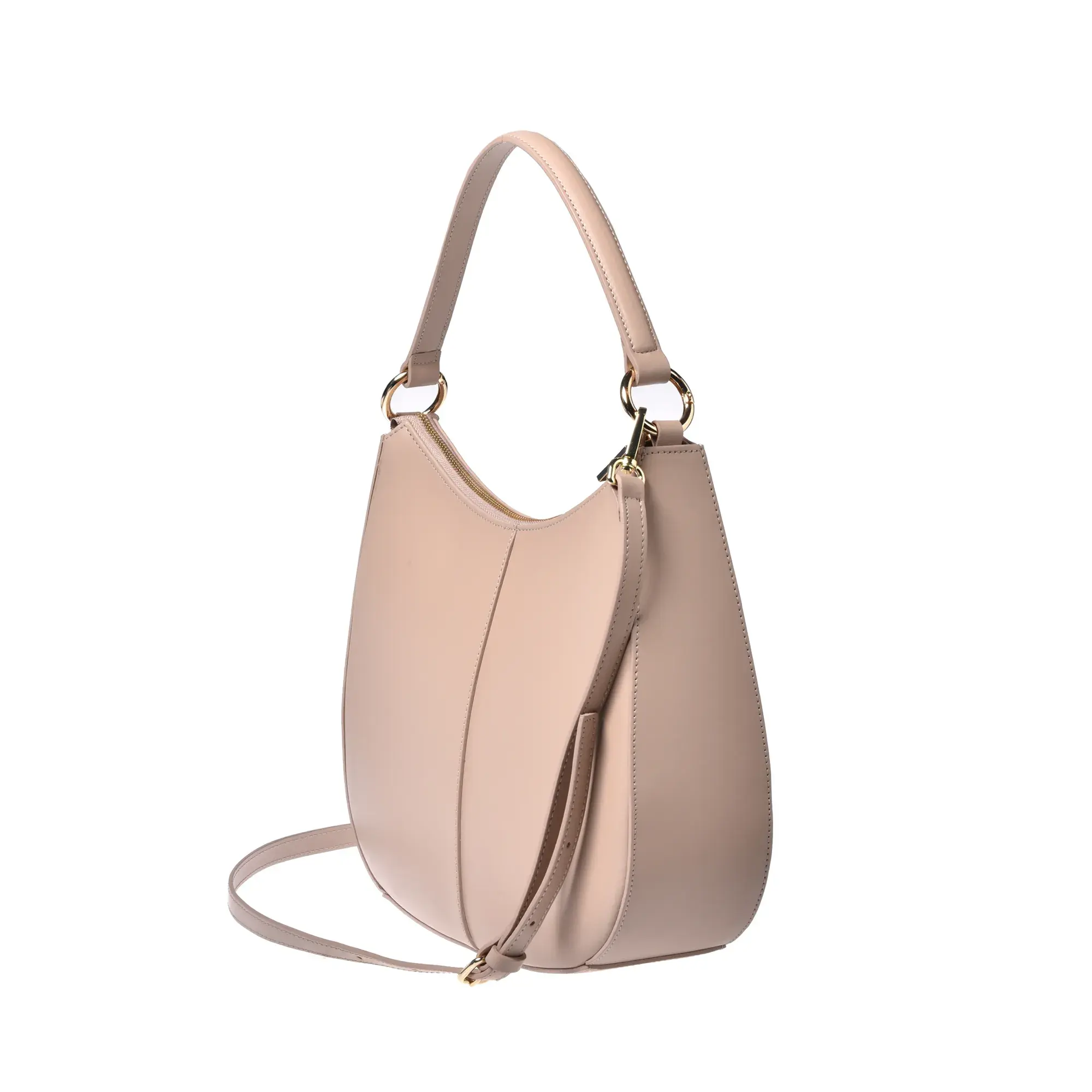 Elegante Schultertasche aus Leder mit Riemen