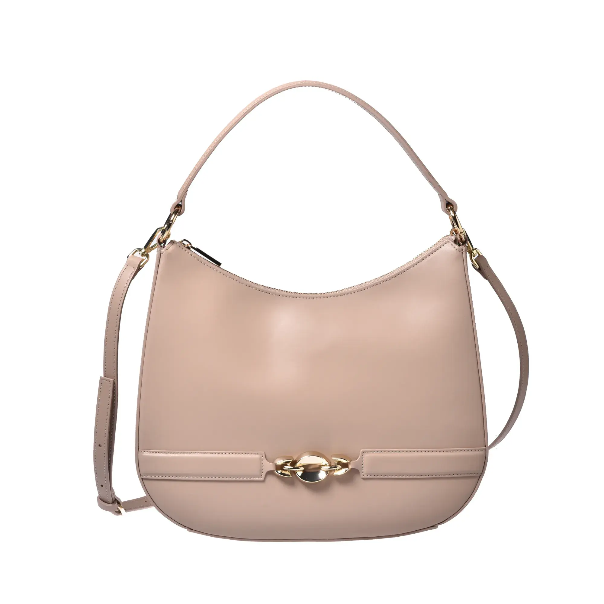 Elegante Schultertasche aus Leder mit Riemen