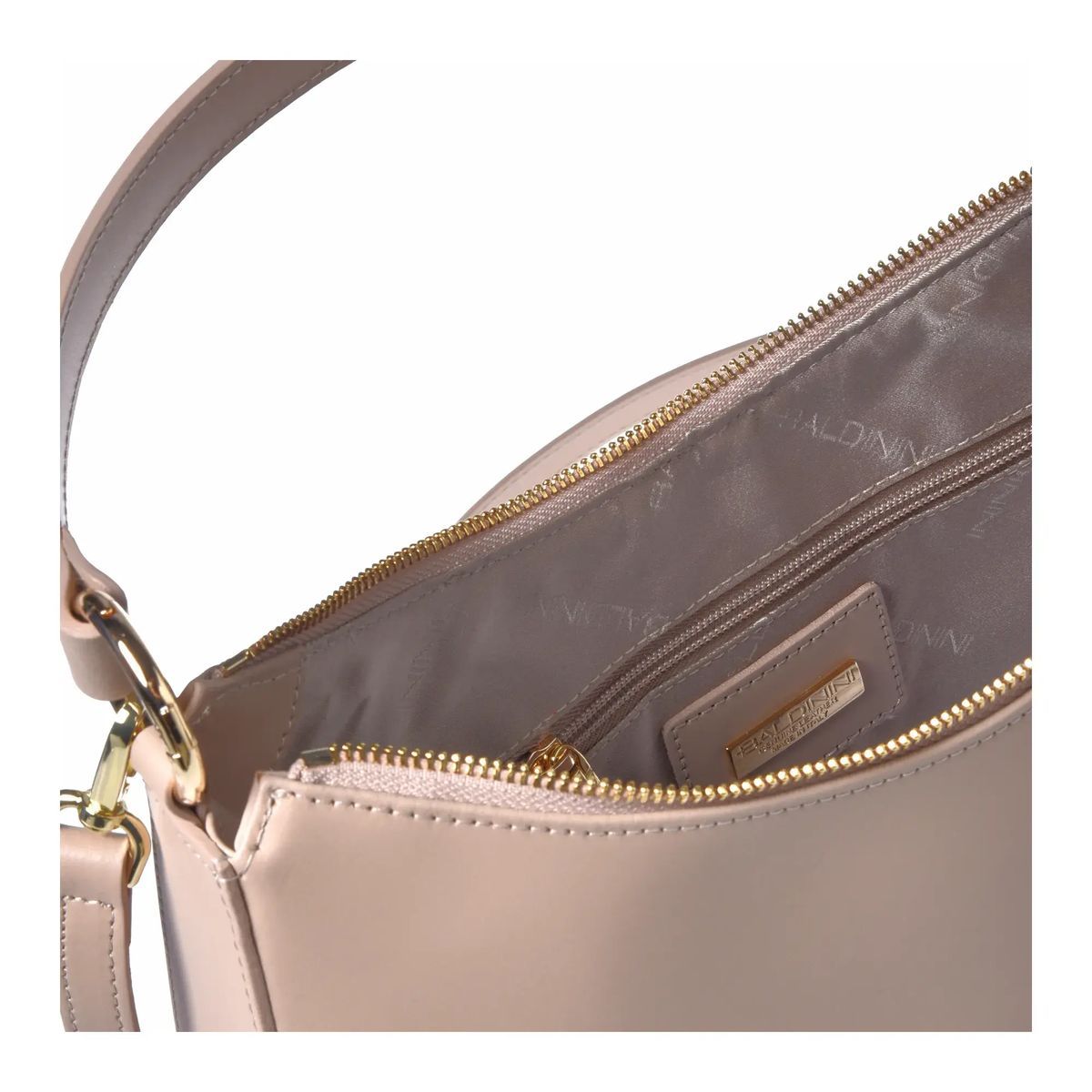 Elegante Schultertasche aus Leder mit Riemen