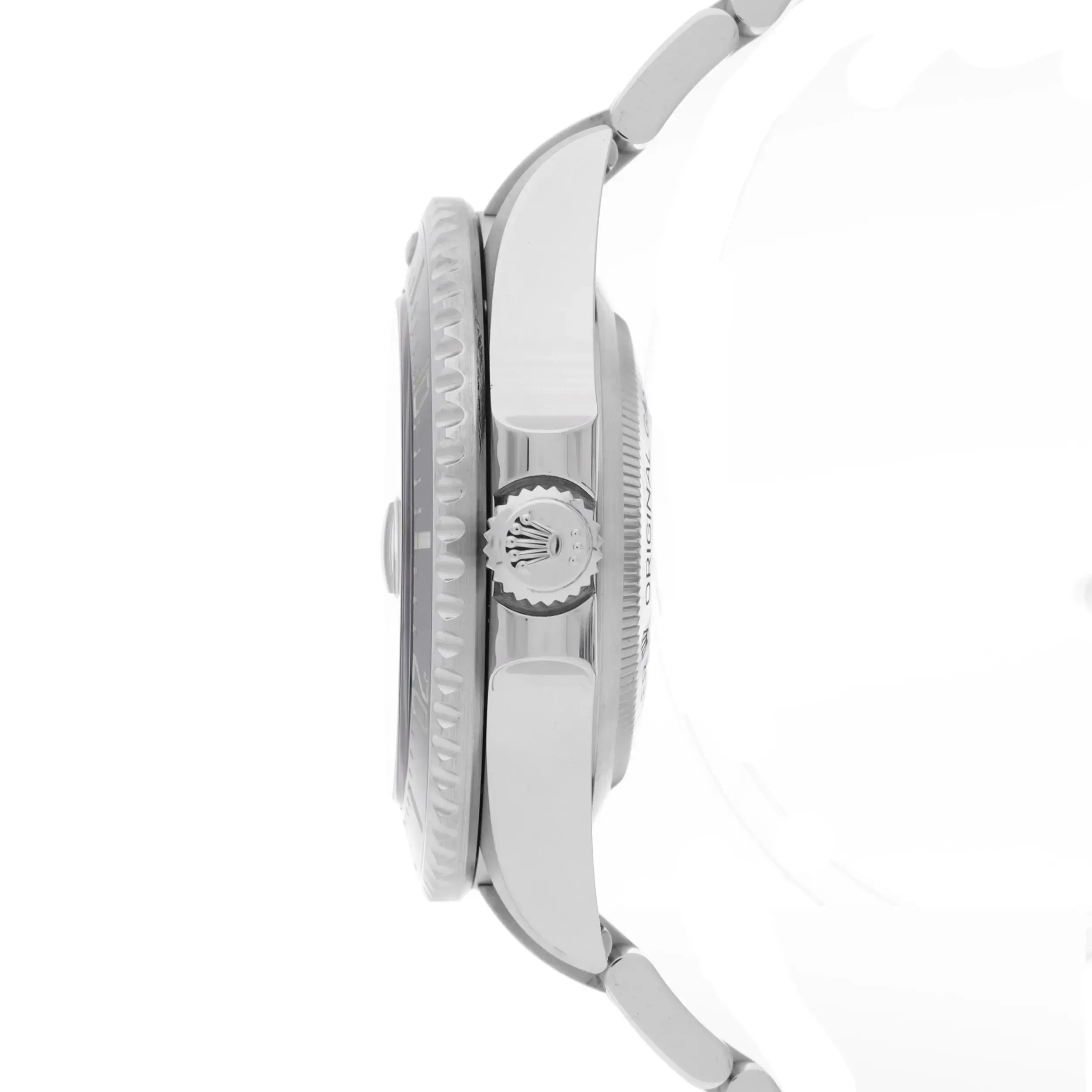 Sea-Dweller Schwarzes Zifferblatt Edelstahluhr