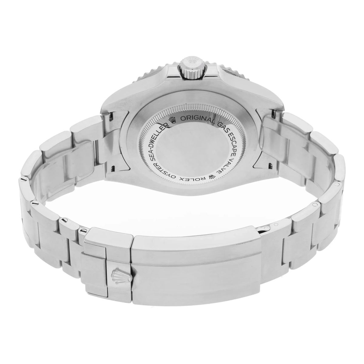 Sea-Dweller Schwarzes Zifferblatt Edelstahluhr