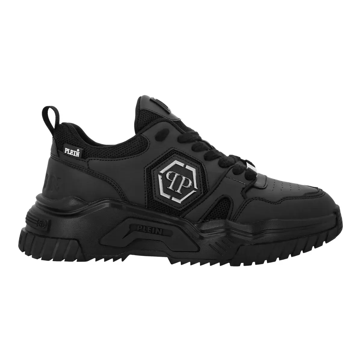 Klobiger Sneaker mit Hexagon-Logo