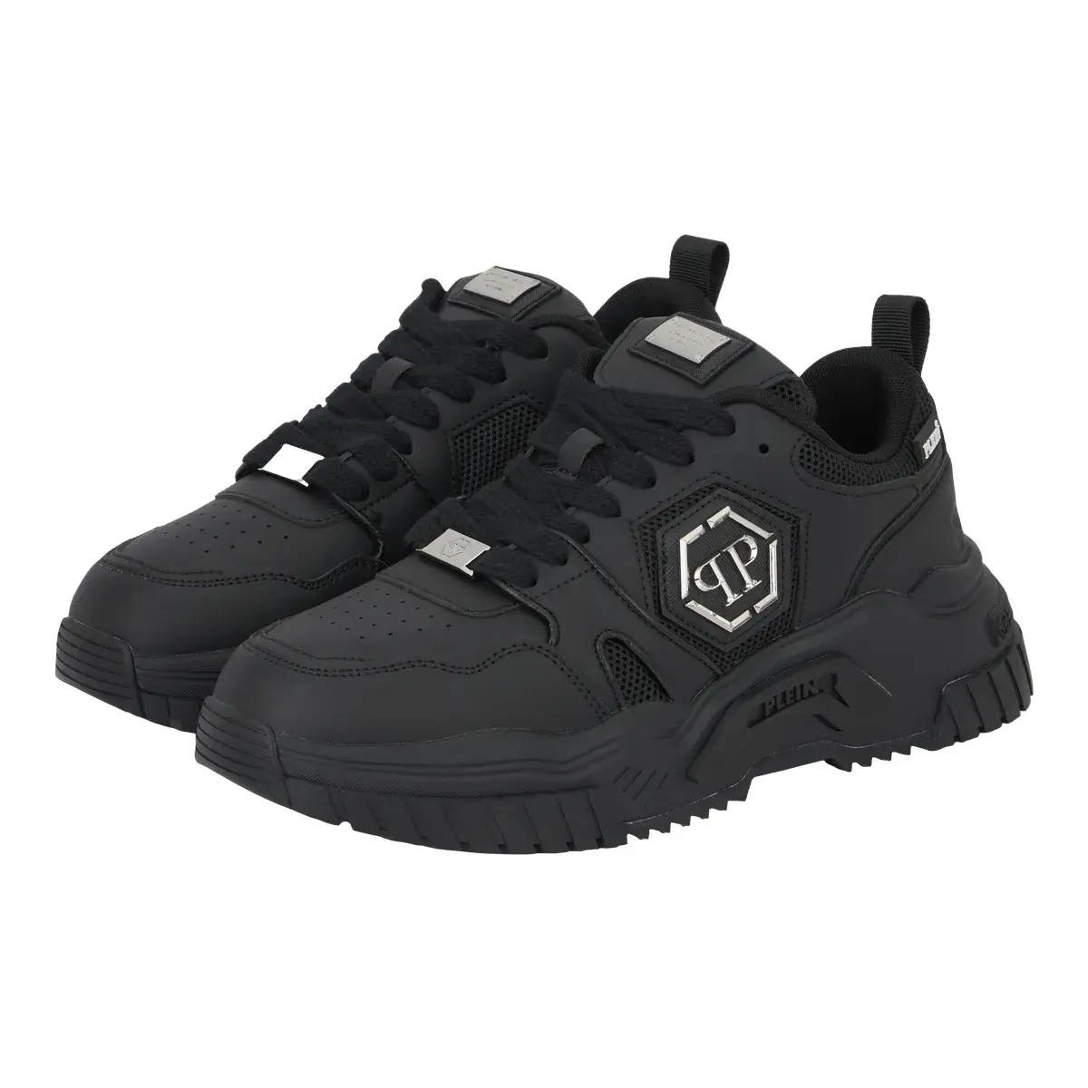 Klobiger Sneaker mit Hexagon-Logo