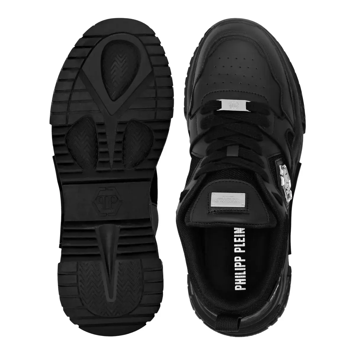 Klobiger Sneaker mit Hexagon-Logo