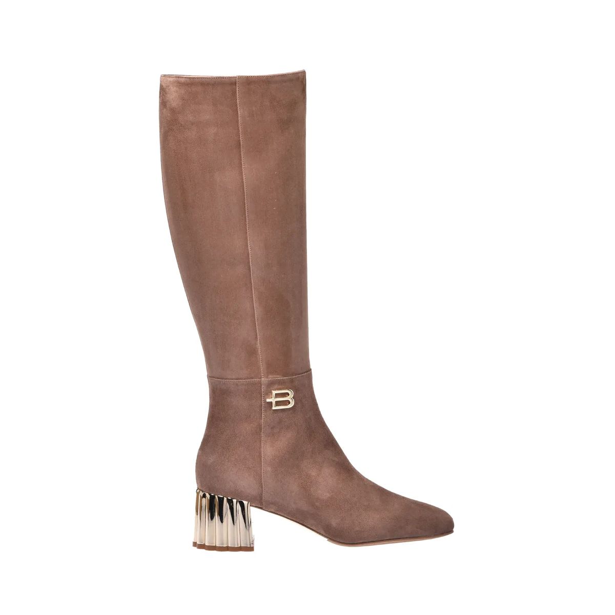Wildleder Kniehohe Stiefel mit Absatz