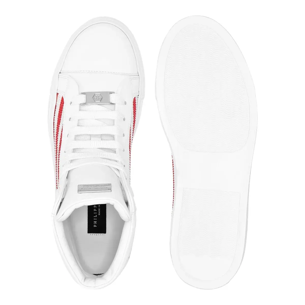 High-Top-Sneakers mit amerikanischer Flagge