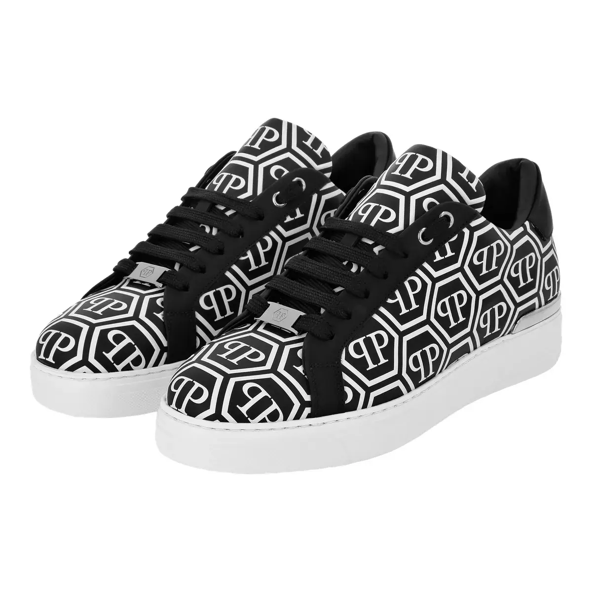 Monogrammierte Low-Top-Sneakers