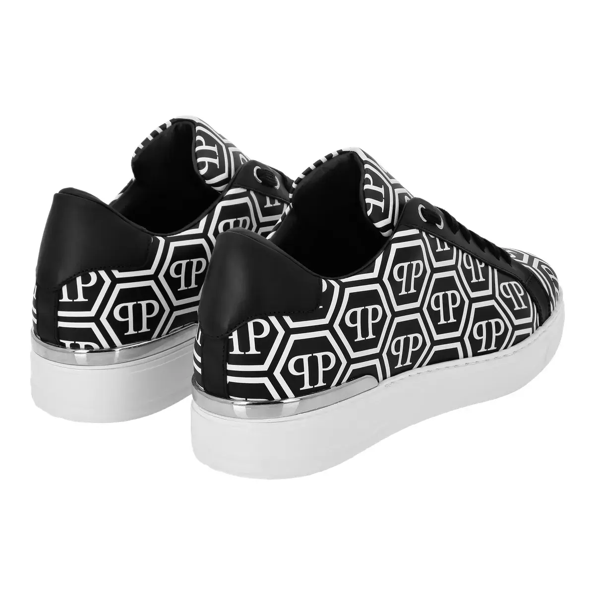 Monogrammierte Low-Top-Sneakers
