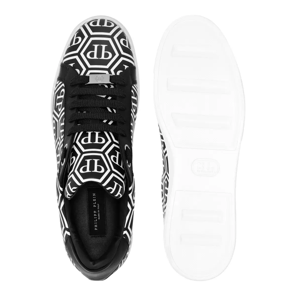 Monogrammierte Low-Top-Sneakers
