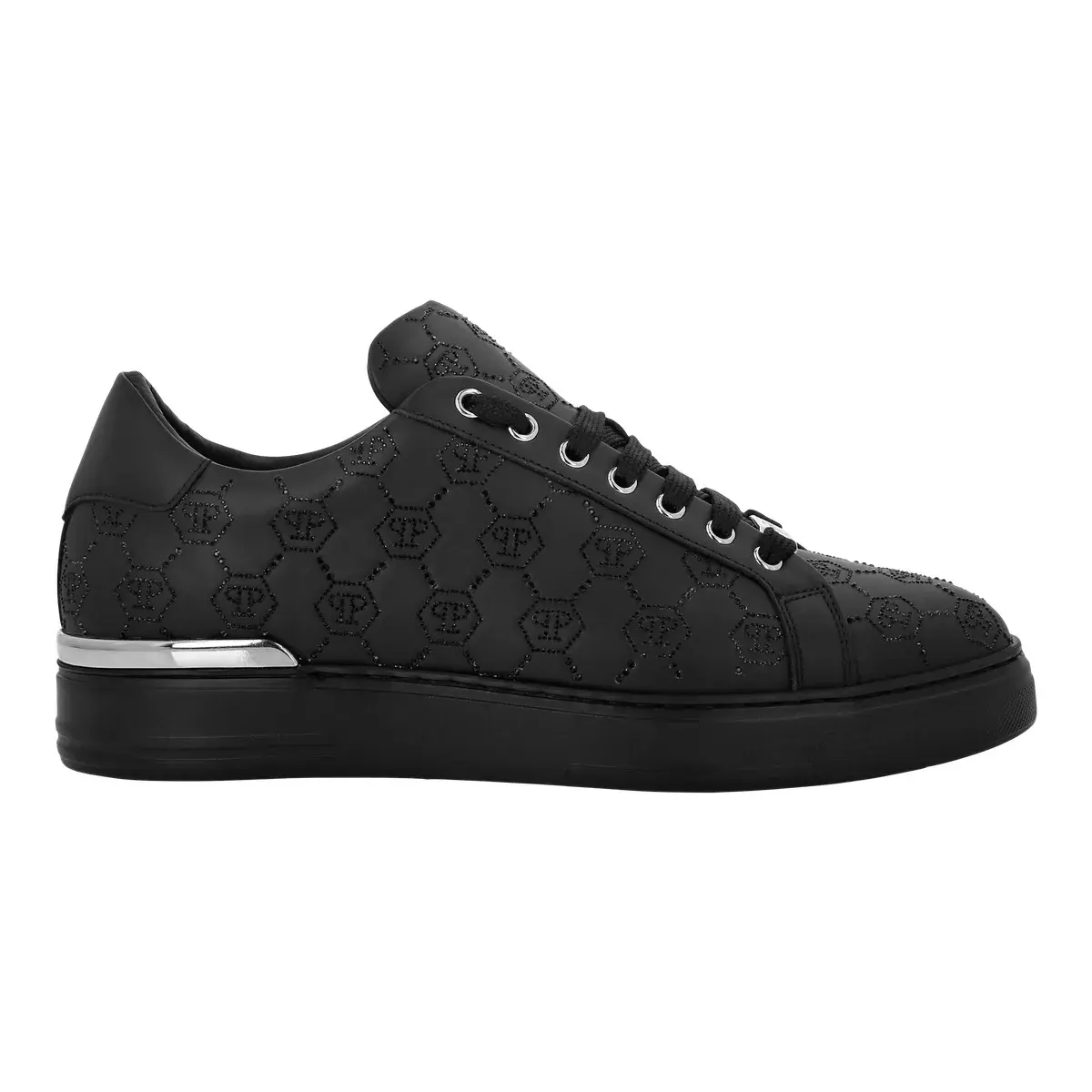 Monogramm geprägte Low-Top-Sneakers