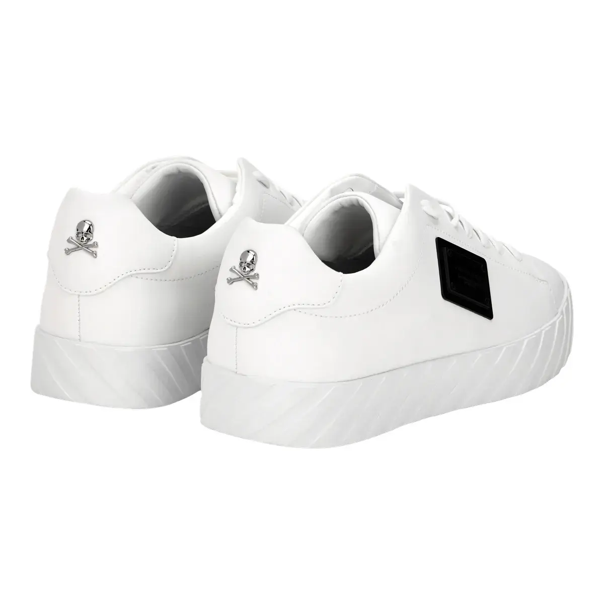 Minimalistische Low-Top-Leder-Sneakers