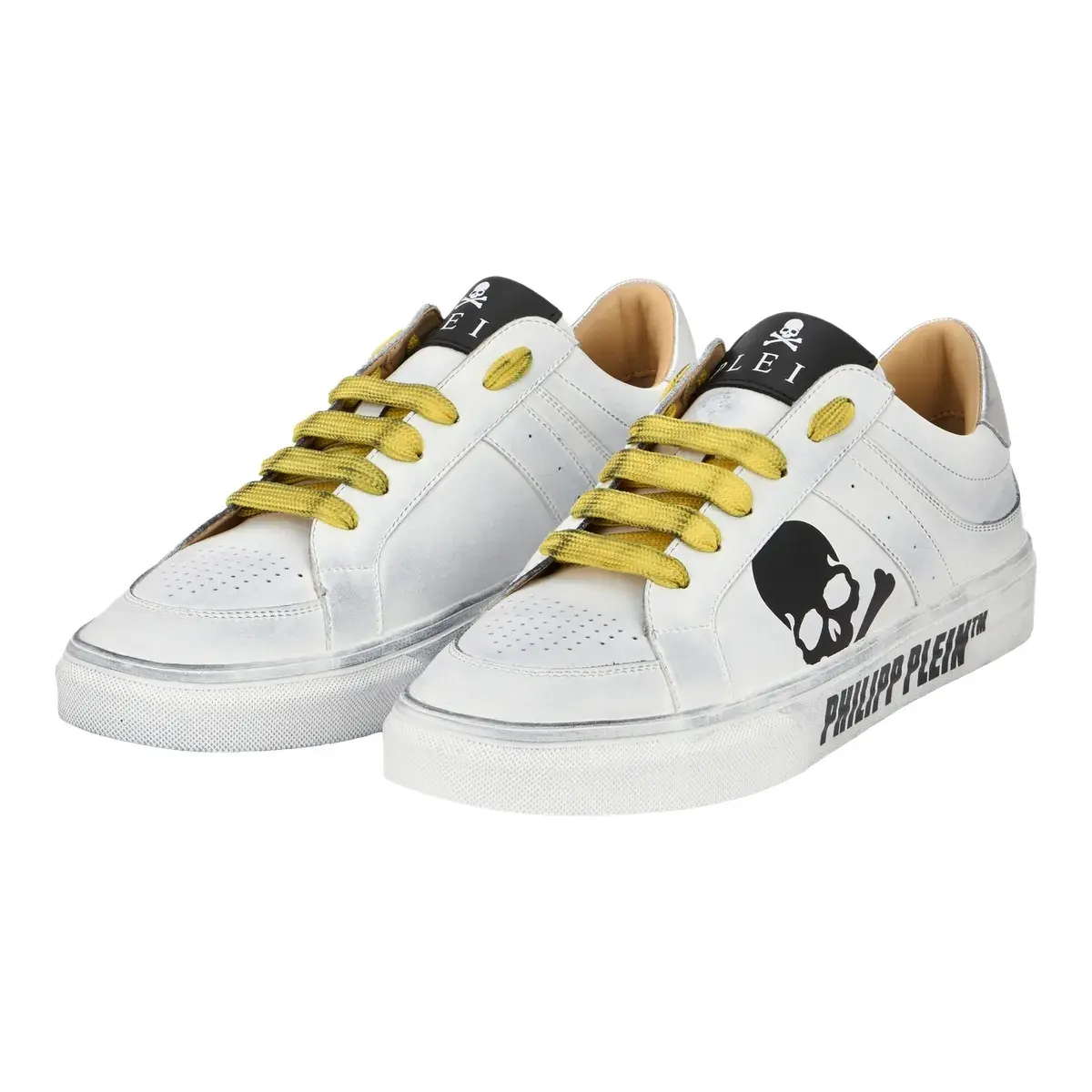 Low-Top Sneaker mit Totenkopf