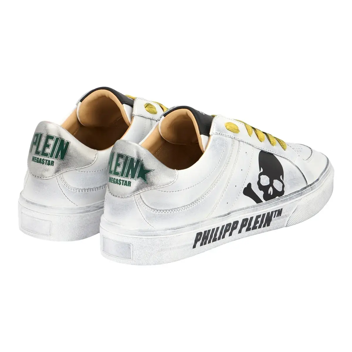 Low-Top Sneaker mit Totenkopf