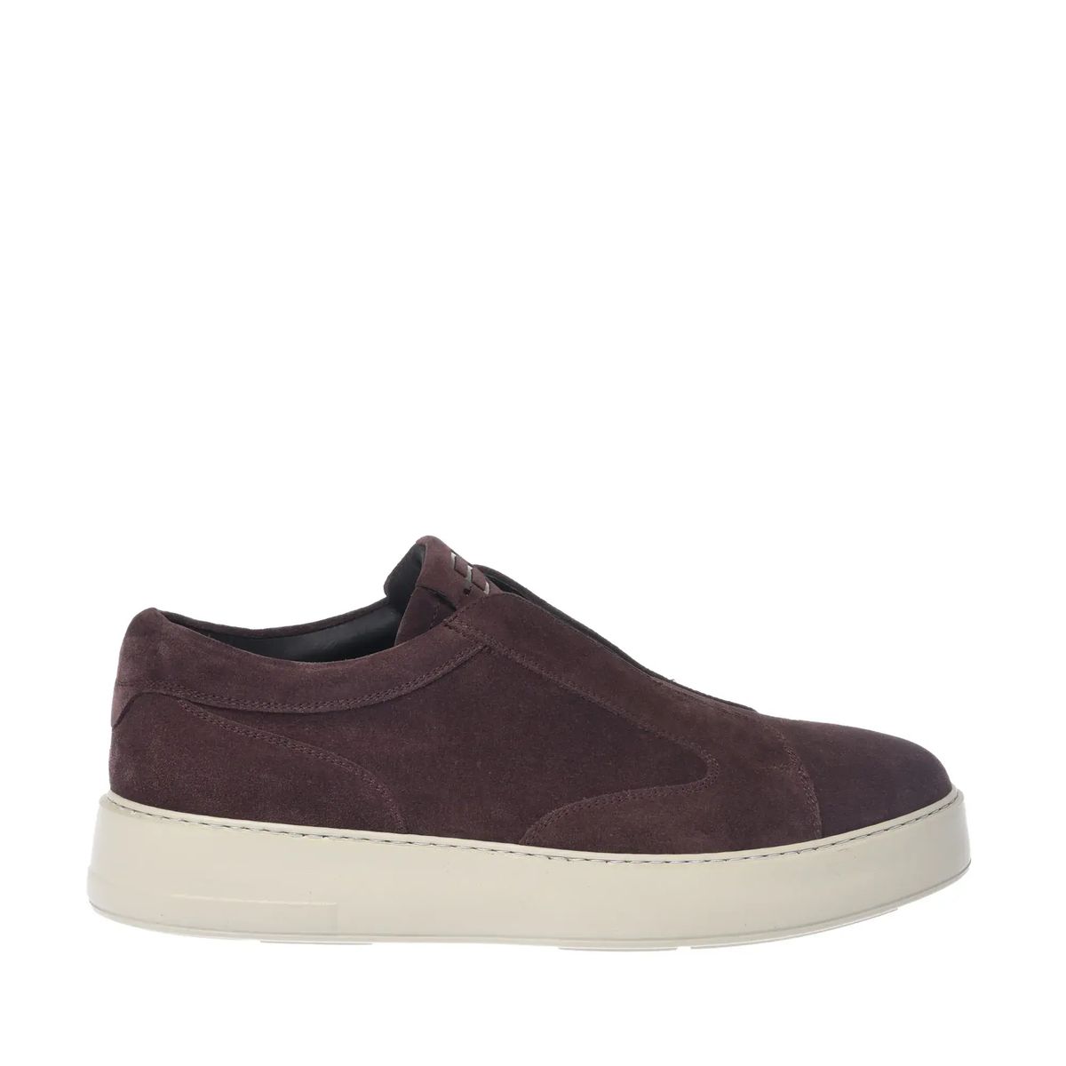 Wildleder Slip-On Plateau Sneaker