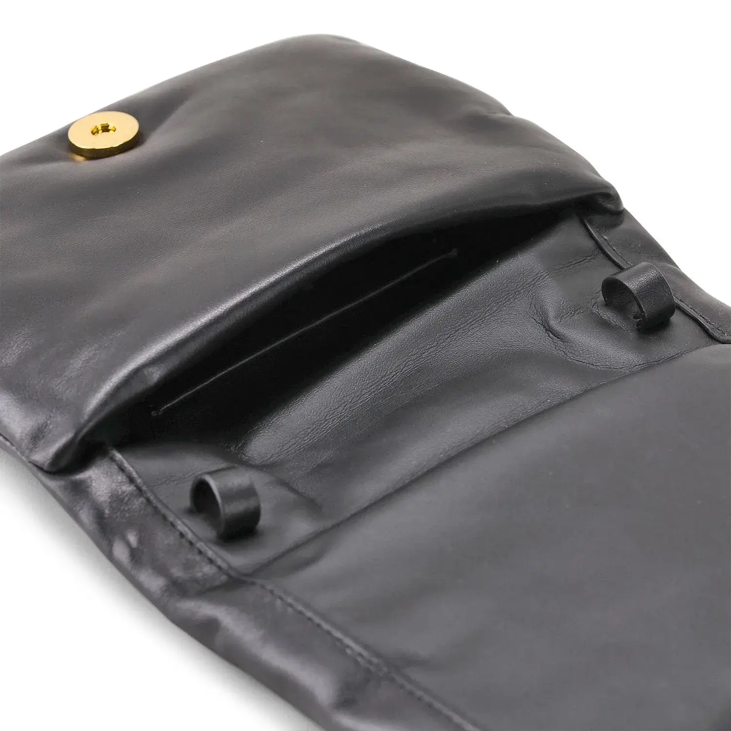 Elegante Leder Clutch Bag mit Riemen