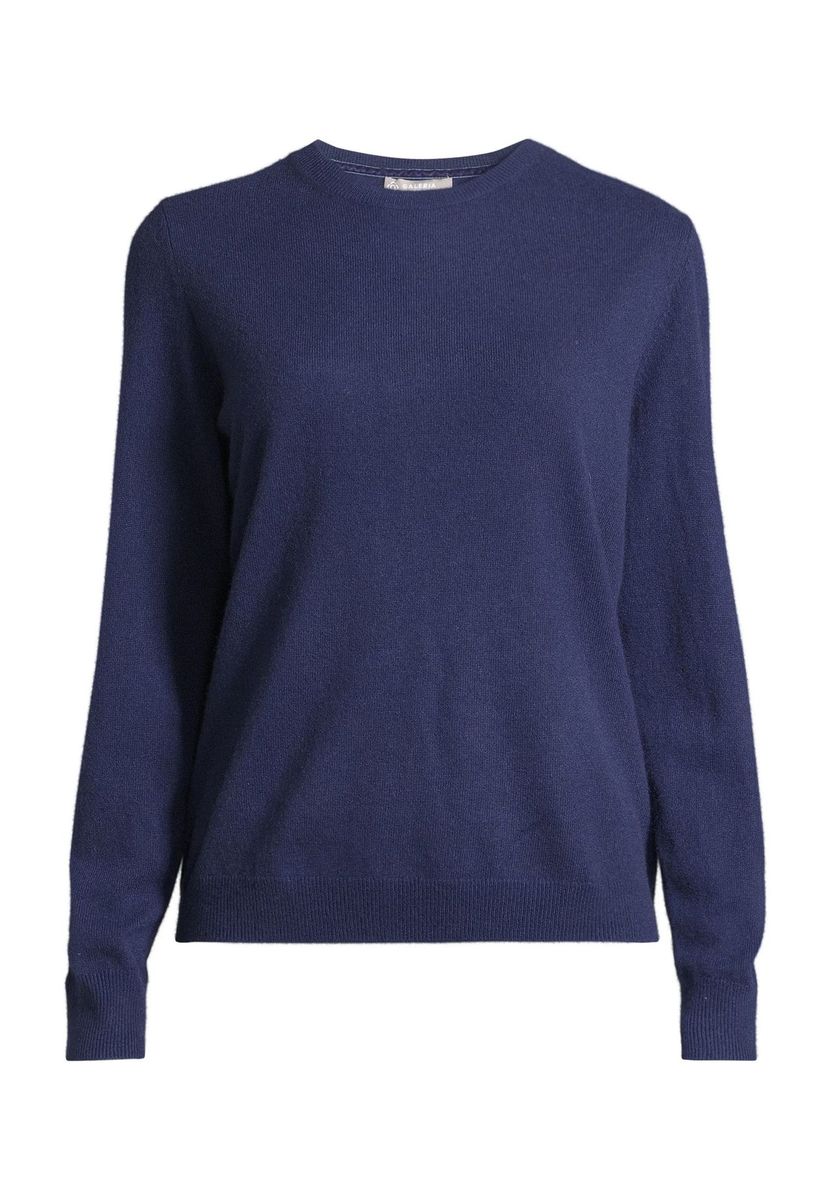 Klassischer Kaschmir Pullover mit Rundhalsausschnitt