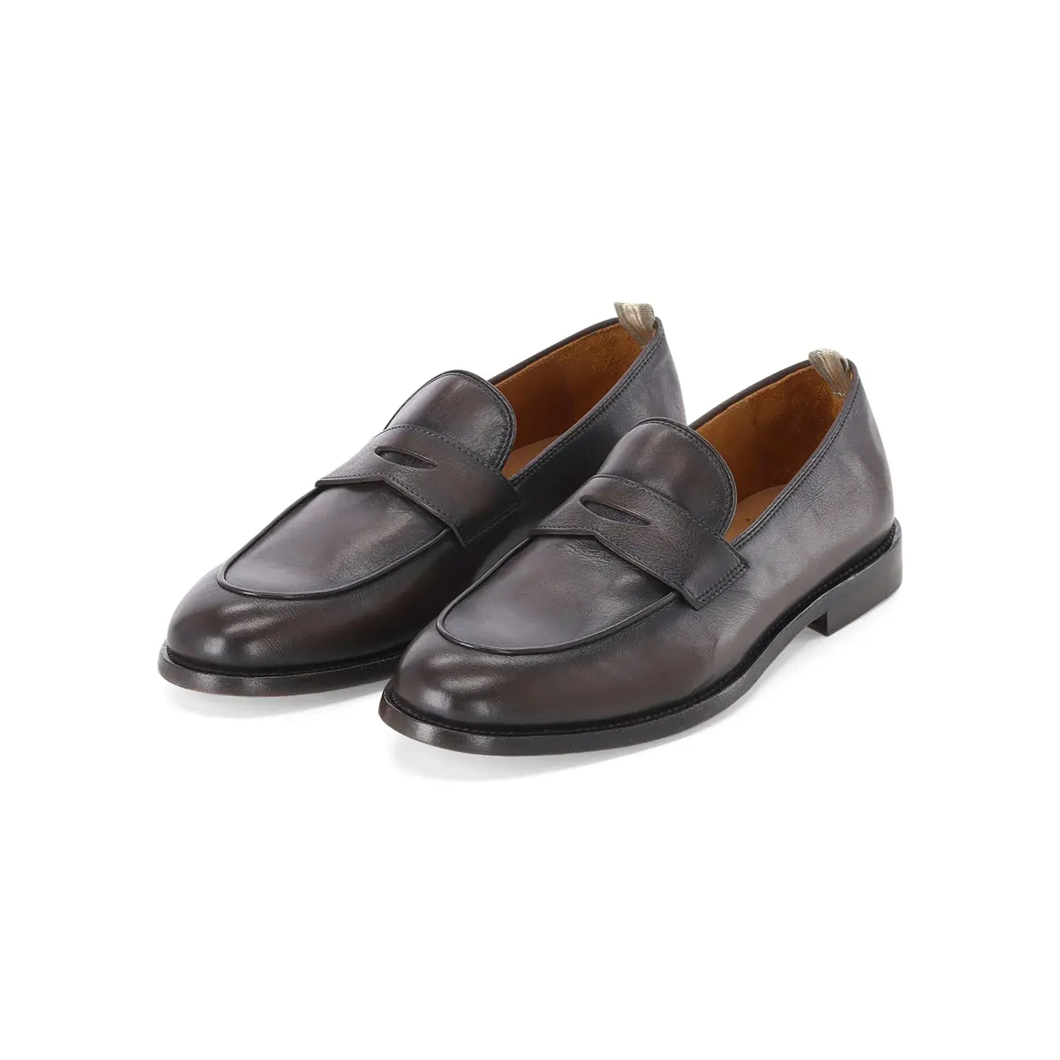 Klassische Penny Loafer aus Leder